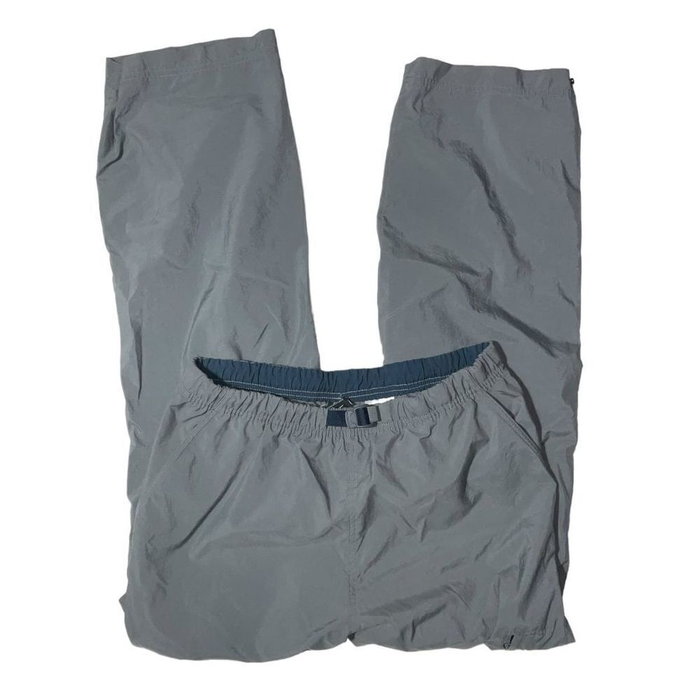👟 Vintage Nike ACG Nylon‎ Track Pants Gray M | Outdoor Streetwear